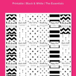 Printable 5ml Rollerball Labels Roller Bottle Essential Oil Labels