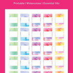 Printable Rollerball Labels For Your Essential Oils Or Make Take