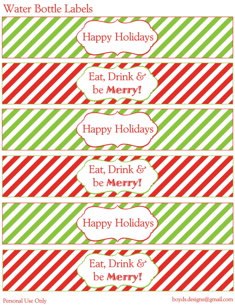 Printable Water Bottle Labels Carla Baxter Hunter Printable Water 