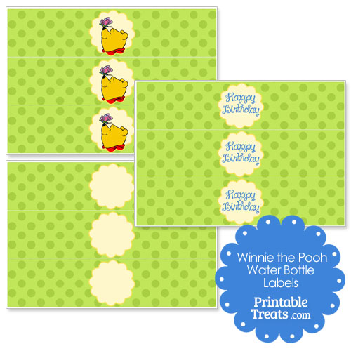 Printable Winnie The Pooh Water Bottle Labels Printable Treats