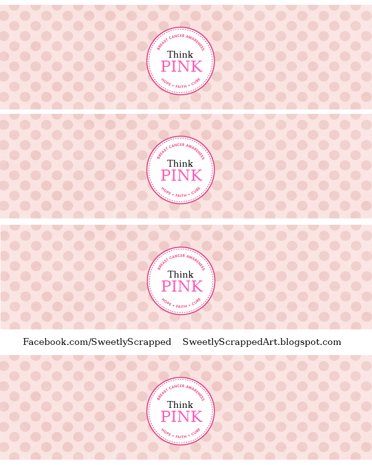 Sweetly Scrapped Breast Cancer Awareness free Printables