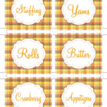 Thanksgiving Food Labels By Dimple Prints Thanksgiving Printables