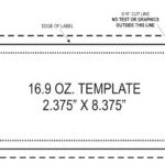 Water Bottle Label Size Template Great For Making Your Own Water