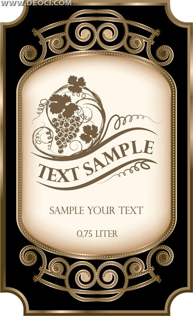 Wine Bottle Label Template Free Download Google Search Free Wine