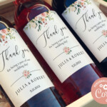Wine Label Template Printable Wine Label Personalized Label Etsy